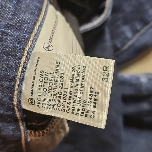 Womens Adriano Goldschmied "The Stilt" Cigarette Skinny Jean Cutoffs 32R - Picture 3 of 7